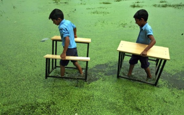 India green water
