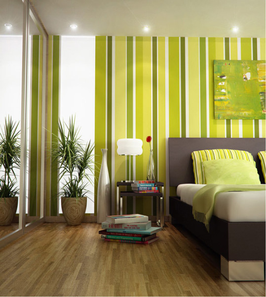 green-bold-striking-striped